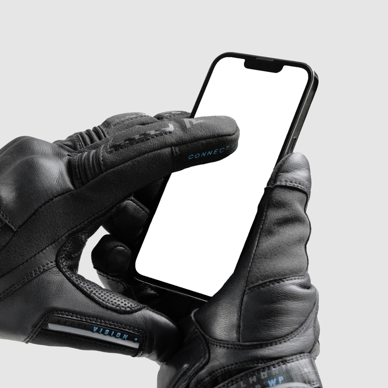 Rękawiczki motocyklowe Rebelhorn Tracer WP czarne