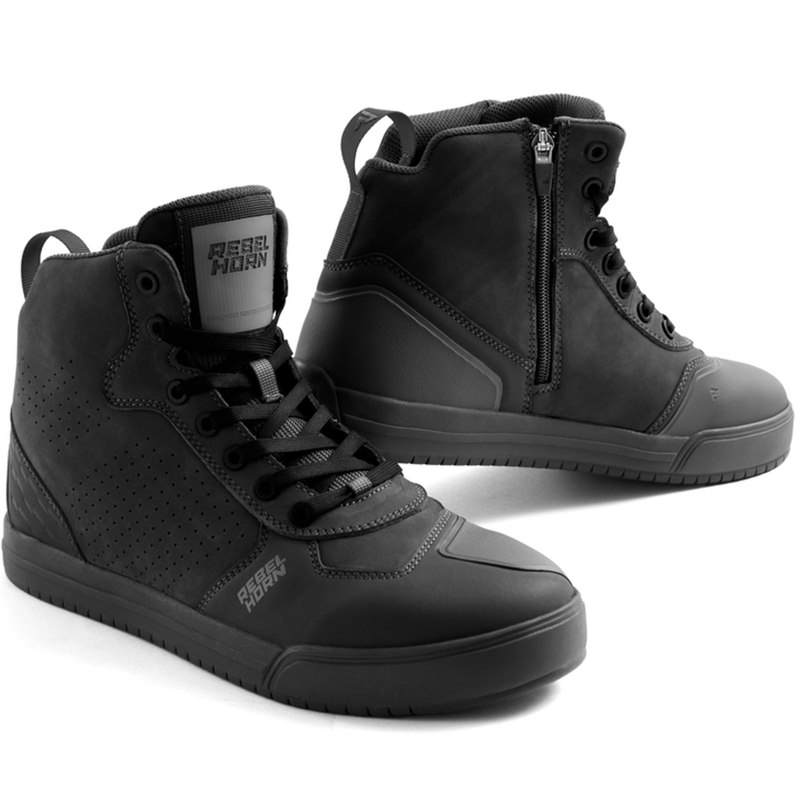 Buty motocyklowe skórzane Rebelhorn Spike czarne