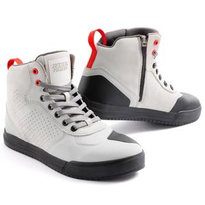 Skórzane buty motocyklowe Rebelhorn Spike szare