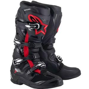 Buty motocrossowe Alpinestars TECH 7 w kolorze czarno-fluoczerwonym