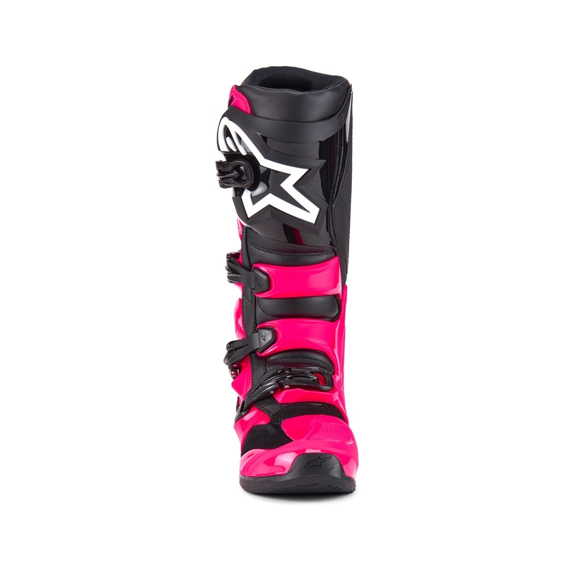 Buty motocrossowe Alpinestars TECH 7 w kolorze różowo-czarnym