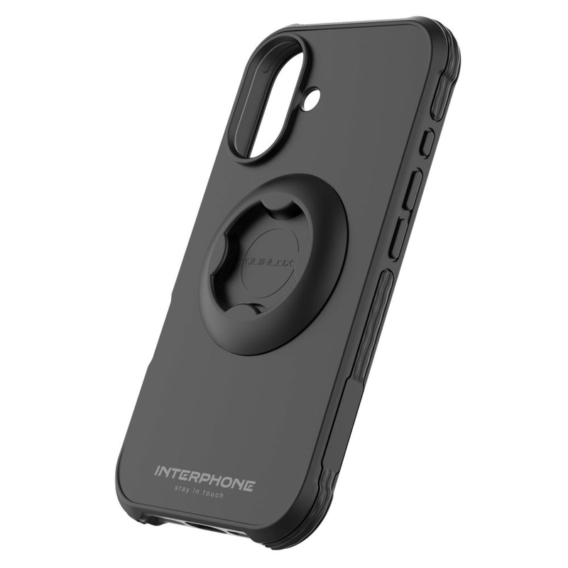Pokrowiec ochronny Interphone QUIKLOX Tetraforce do Apple iPhone 16 czarny
