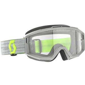 Gogle motocrossowe SCOTT Split OTG szaro-żółte z przezroczystą plexi