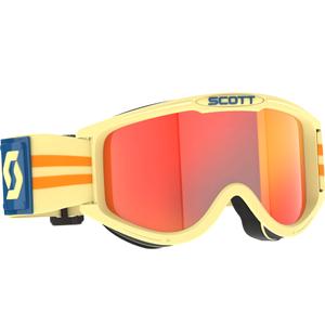 Gogle motocrossowe SCOTT 89X Era beżowe z pomarańczową plexi