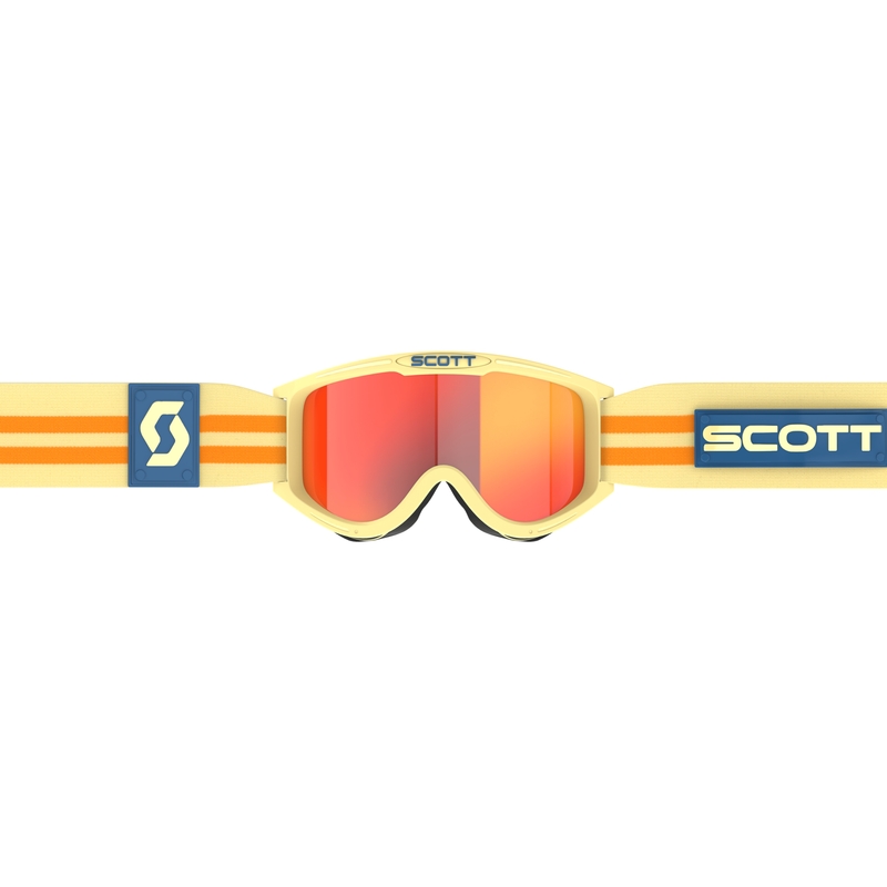 Gogle motocrossowe SCOTT 89X Era beżowe z pomarańczową plexi