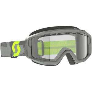 Gogle motocrossowe SCOTT Primal Enduro szaro-fluo żółte z przezroczystą plexi