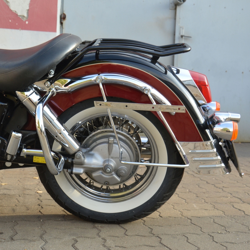 Ramy wsporcze do kufrów z oparciem HONDA VT1100 C3 Aero chrom