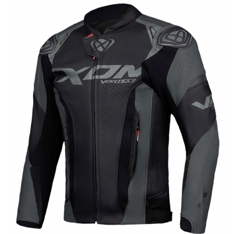 Skórzana kurtka motocyklowa IXON Vortex 3 czarna