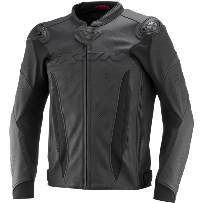 Skórzana kurtka motocyklowa IXON Vortex 3 czarno-czarna