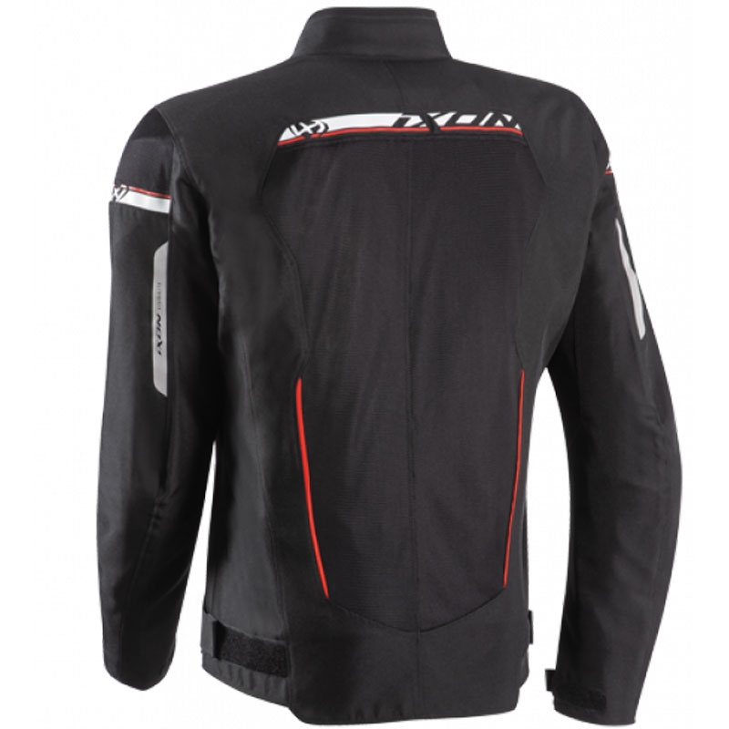 Kurtka motocyklowa IXON T-Rex czarno-biało-czerwona