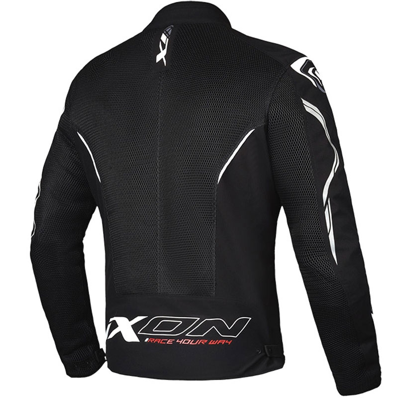 Kurtka motocyklowa IXON Flicker czarno-biała