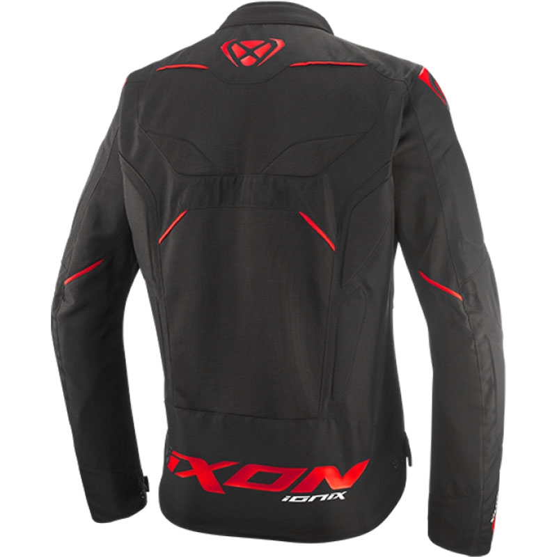 Kurtka motocyklowa IXON Ionix czarno-czerwona
