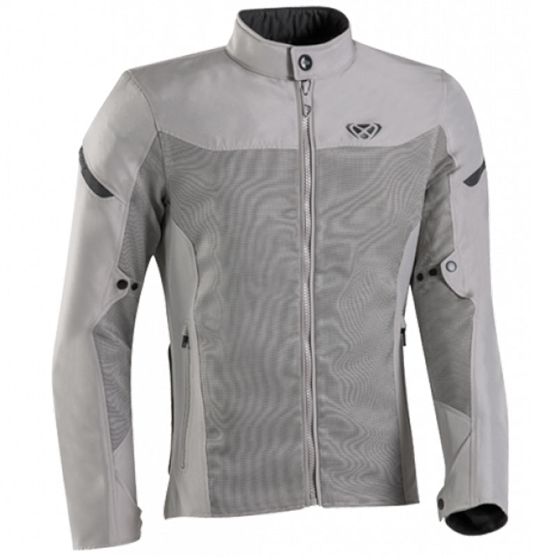 Kurtka motocyklowa IXON Fresh w kolorze szaro-beżowym