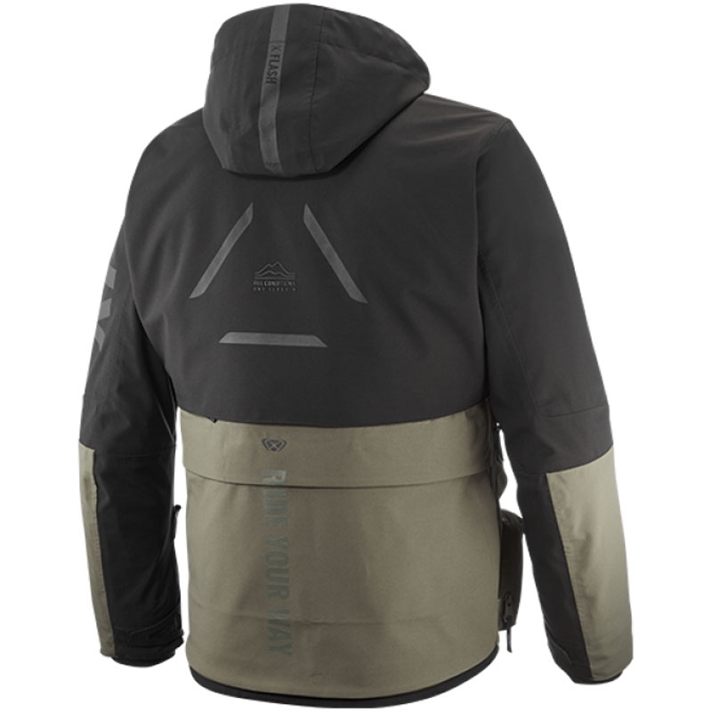 Kurtka motocyklowa IXON Etna khaki-czarna