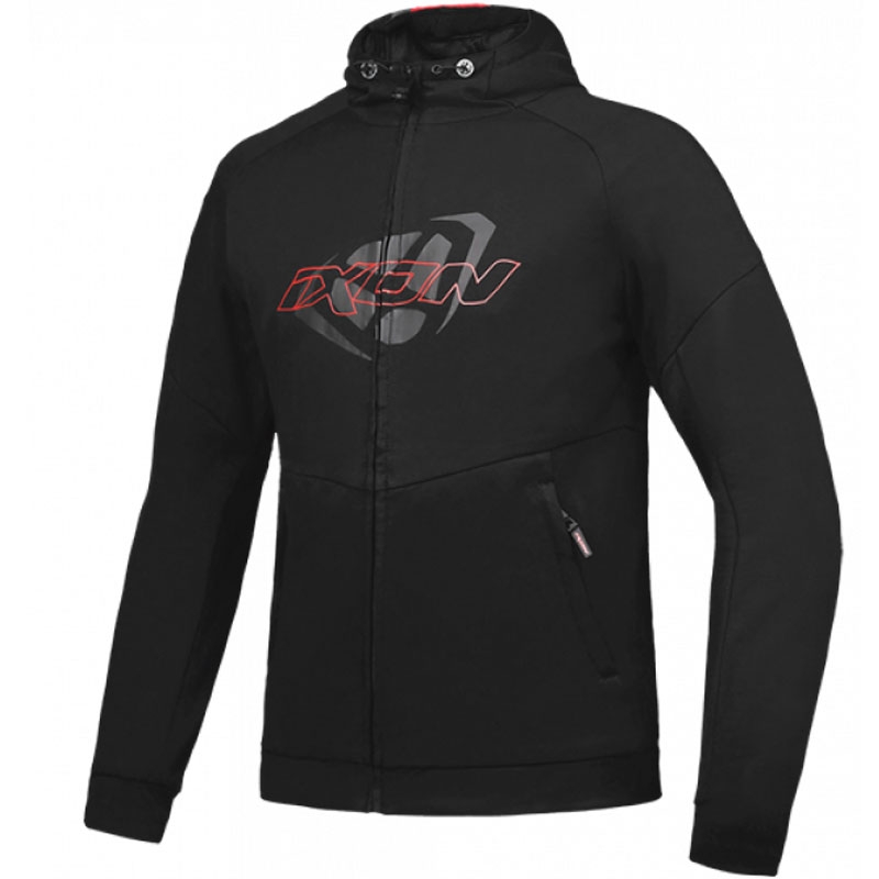 Kurtka motocyklowa IXON Touchdown czarno-czerwona