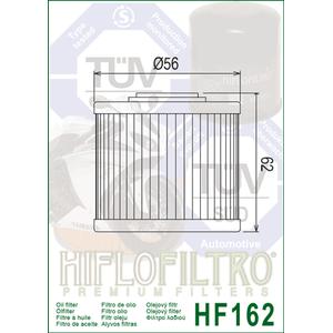 Oil filter HIFLOFILTRO HF162