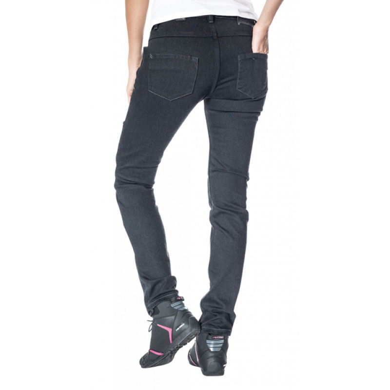 Damskie jeansy motocyklowe IXON Billie czarne