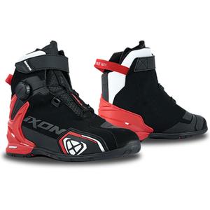 Buty motocyklowe IXON Bull 2 WP czarno-biało-czerwone