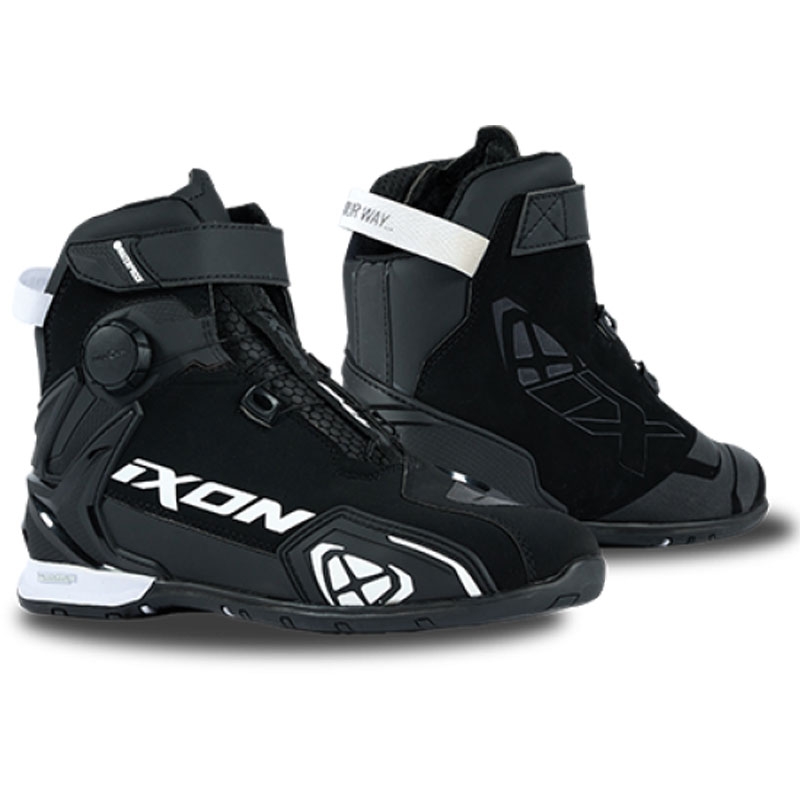 Damskie buty motocyklowe IXON Bull 2 WP czarno-białe