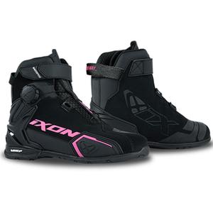 Damskie buty motocyklowe IXON Bull 2 WP czarno-różowe