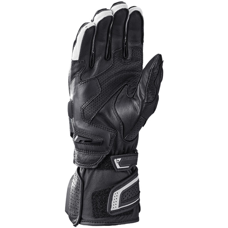 Rękawiczki motocyklowe IXON Tornado Air czarno-białe