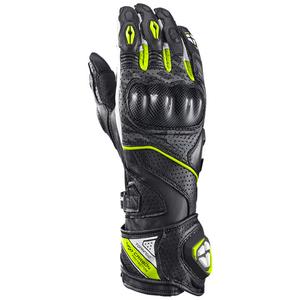 Rękawiczki motocyklowe IXON Tornado Air czarno-biało-fluo żółte