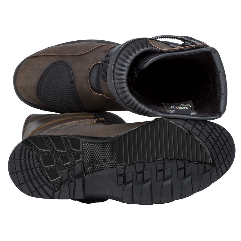 Buty motocyklowe Kore Adventure Long 3.0 brązowe