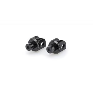 Footpeg adapters PUIG 6449N black
