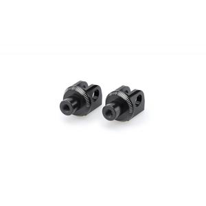 Footpeg adapters PUIG 6450N black