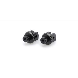 Footpeg adapters PUIG 6454N black