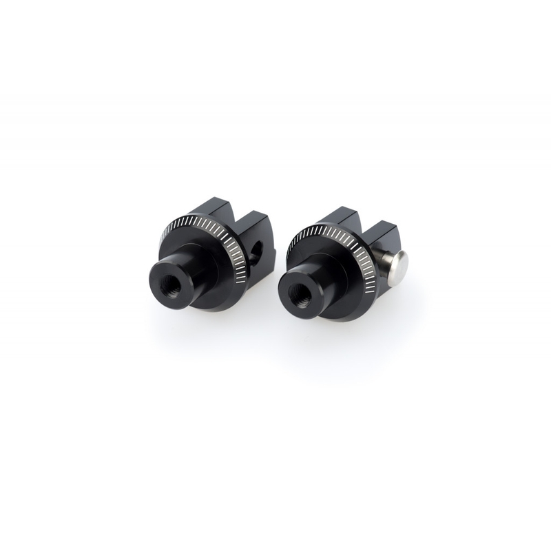 Footpeg adapters PUIG black