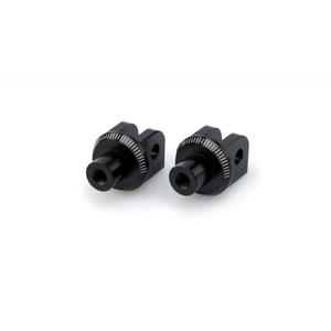 Footpeg adapters PUIG 6703N black