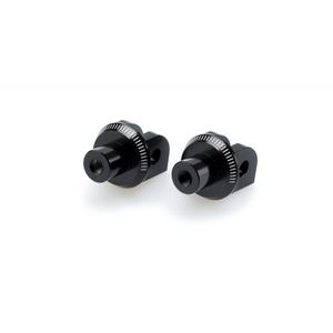 Footpeg adapters PUIG 6791N black