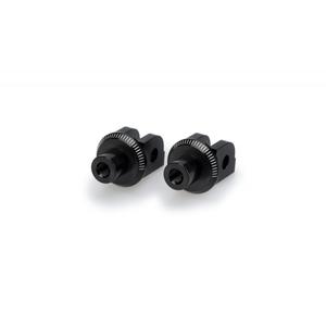Footpeg adapters PUIG 7200N black
