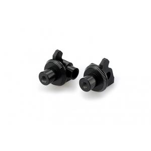 Footpeg adapters PUIG 7232N black