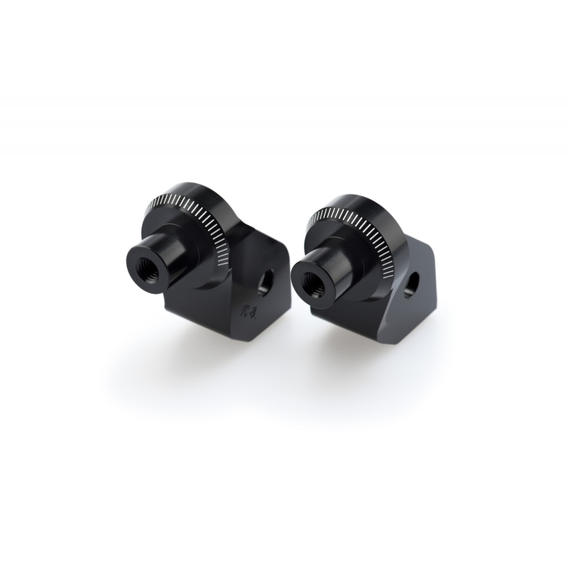 Footpeg adapters PUIG black
