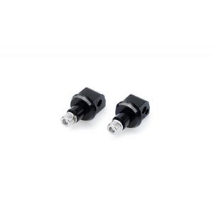 Footpeg adapters PUIG 6339N black