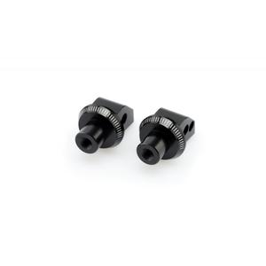 Footpeg adapters PUIG 6343N black