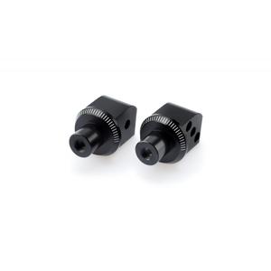 Footpeg adapters PUIG 6351N black
