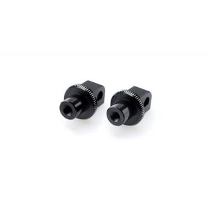 Footpeg adapters PUIG 6353N black