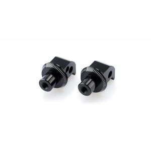 Footpeg adapters PUIG 6357N black