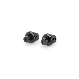 Footpeg adapters PUIG 6448N black