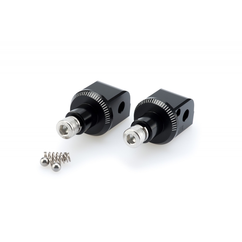 Footpeg adapters PUIG black