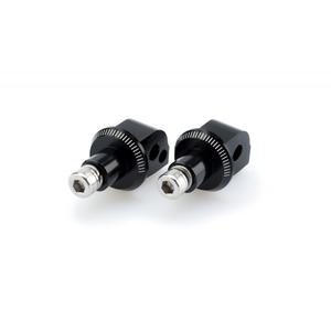 Footpeg adapters PUIG 6865N black