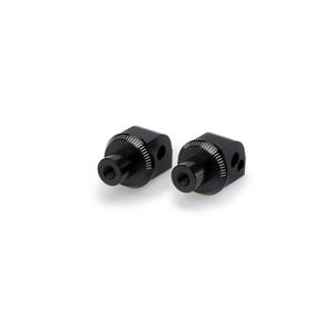 Footpeg adapters PUIG 7203N black