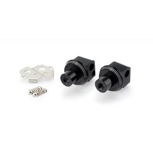 Footpeg adapters PUIG 7241N black