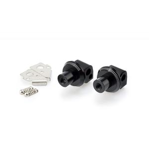 Footpeg adapters PUIG 7243N black