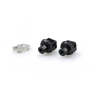 Footpeg adapters PUIG 7249N black