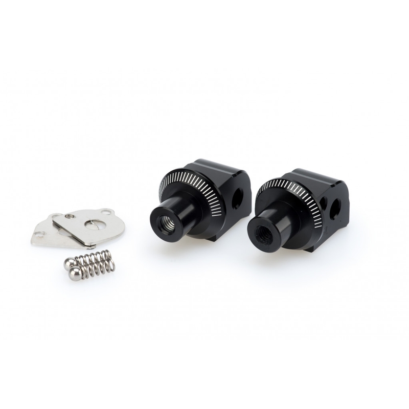 Footpeg adapters PUIG black