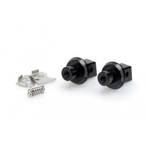 Footpeg adapters PUIG 7271N black